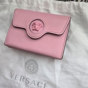 Versace Pink Leather Women's Wallet